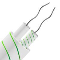 219-4589 RS PRO Type K Thermocouple Cable/Wire, 10m, Unscreened, Glass Fibre Insulation, +350°C Max, 1/0.315mm