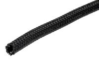 g13012-bk007 Alpha Wire Braided PET Black Cable Sleeve, 12.7mm Diameter, 15m Length, FIT Wire Management Series