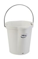56885 6L Plastic White Bucket With Handle