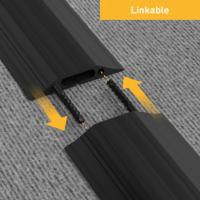 182-3871 RS PRO 1.8m Black Cable Cover in PVC, 30mm Inside dia.