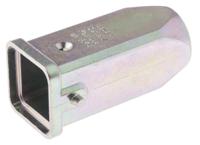 19620031440 HARTING Han EMC Heavy Duty Power Connector Hood, M20 x 1.5 Thread, Top Entry