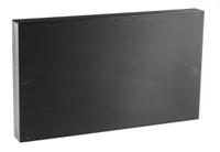 226-117 RS PRO Black Anodised Aluminium Instrument Case, 442 x 254 x 45mm