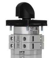 265-7667 RS PRO, DPDT 3 Position 60° Changeover Cam Switch, 500V ac, 16A, Knob Actuator