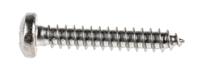 521-636 RS PRO Plain Stainless Steel Pan Head Self Tapping Screw, N°8 x 1in Long 25mm Long