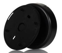 1551snap13bk Hammond 1551SNAP Series Black Plastic General Purpose Enclosure, IP30, 80(Dia) x 20mm