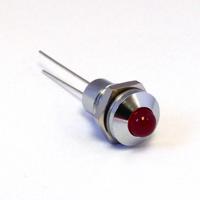 190403ip CML Innovative Technologies 1904X Series Red Panel Mount Indicator, 2V, 8mm Mounting Hole Size, Lead Wires Termination,