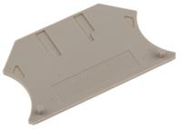 1050000000 Weidmuller W Series End Cover for Use with DIN Rail Terminal Blocks, ATEX