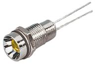 212-092 RS PRO Yellow Panel Mount Indicator, 2V dc, 8mm Mounting Hole Size, IP67