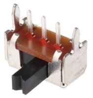 os102011ma1qn1 C & K Through Hole Slide Switch SPDT Latching 100 mA@ 12 V dc Slide
