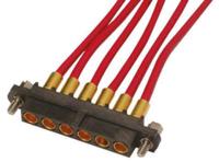 m80-4000000f1-06-327-00-000 HARWIN Datamate Mix-Tek Series Straight Panel Mount PCB Socket, 6-Contact, 1-Row, 4mm Pitch, Crimp Termination