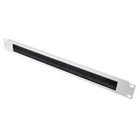 802-0285 RS PRO Steel Cable Entry Panel for Use with 1U Rack Unit, 483 mm x 10 mm x 1 Uin