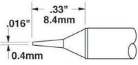 sttc-022 Metcal STTC 0.4 mm Conical Soldering Iron Tip for use with MX-H1-AV, MX-RM3E