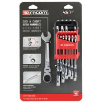 467bfjp12pb Facom 467BF Series 12-Piece Spanner Set, 7 → 19 mm