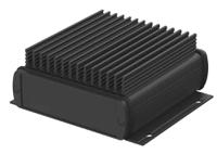 84410100hmt1-abph-1000-0100-kwl Bopla Alubos (Set) Series Black Aluminium General Purpose Enclosure, IP65, Flanged, Black Lid, 106 x 32 x 100mm