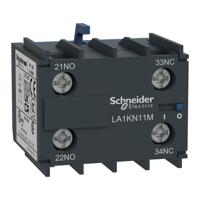 la1kn11m Schneider Electric Auxiliary Contact Block, 1 Contact, 1 NO + 1 NC, Front Mount, TeSys LA1K
