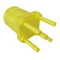 smpm-pf-p-hg-st-th-1 Samtec SMPM Series, Plug Through Hole SMPM Connector, 50Ω, Solder Termination, Straight Body