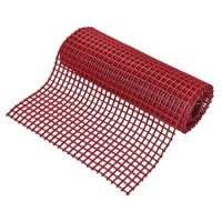 co030605 Coba Europe Red Anti-Slip PVC Mat, Cross Ribbed Finish 5m x 0.6m x 12mm