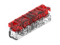 2378100-1 TE Connectivity, 2378100 Wire Splice Wire Splice Connector, Clear, Red, Insulated 14 → 12 AWG