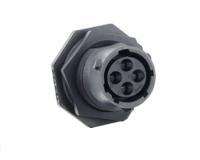 utsx7104s Souriau Sunbank by Eaton Circular Connector, 4 Contacts, Cable, Standard Connector, Socket, Female, IP68, IP69K, UTSX