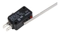 vx-53-1a3 Omron Long Hinge Lever Micro Switch, Solder Terminal, 5 A @ 250 V ac, SPDT, IP40