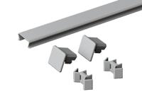 8800845 Rittal TS Series RAL 7035 Plastic Baying Cover, 400mm L for Use with TS, TS IT, VX, VX IT