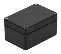 918-8803 RS PRO Black PET Enclosure, IP66, Black Lid, 190 x 75 x 55mm