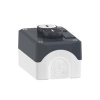 xald222 Schneider Electric Spring Return Enclosed Push Button, Polycarbonate, 1 Cutouts, Black/White, Down Arrow, Up Arrow,