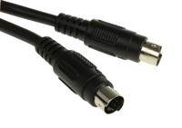 742-4270 RS PRO Male 4 Pin mini-DIN to Male 4 Pin mini-DIN Black DIN Cable 3m