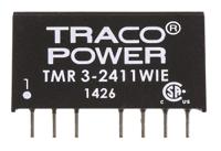 tmr-3-2411wie TRACOPOWER TMR 3WIE DC-DC Converter, 5V dc/ 600mA Output, 9 → 36 V dc Input, 3W, Through Hole, +85°C Max Temp