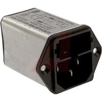 43015014 Schurter 6A, 250 V ac Male Screw Filtered IEC Connector 1 Pole 4301.5014, Quick Connect 1 Fuse