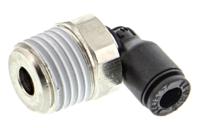 3109-04-13 Legris LF3000 Series Elbow Threaded Adaptor, R 1/4 Male to Push In 4 mm, Threaded-to-Tube Connection Style