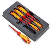 00-20-12-v03 Knipex 00 20 12 V03 Phillips; Pozidriv Insulated Screwdriver Set, 6-Piece