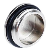 52103115 Lapp Blanking Plug, M16, Nickel Plated Brass, 18mm Diameter, Threaded
