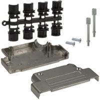 971-037-030r121 Norcomp 971 Series Zinc D Sub Backshell, 37 Way, Strain Relief