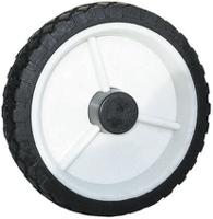380071 Guitel Hervieu Black, White Rubber Trolley Wheel, 50kg
