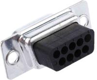 481-099 RS PRO 9 Way Cable Mount D-sub Connector Socket