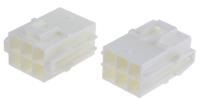 vlr-06v JST, VL Female Connector Housing, 6.2mm Pitch, 6 Way, 2 Row