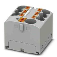 3273856 Phoenix Contact Distribution Block, 7 Way, 6mm², 32A, 450 V, Grey