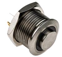 175-9629 RS PRO Illuminated Push Button Switch, Momentary, Panel Mount, 16mm Cutout, SPST, RGB LED, 36V dc, IP67