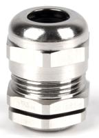 210-0594 RS PRO Metallic Nickel Plated Brass Cable Gland, M16 Thread, 4mm min., 8mm max., IP68