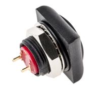 820-7559 RS PRO Push Button Switch, Momentary, PCB, 13.6mm Cutout, SPST, 30V dc, IP67