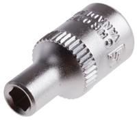 830-3988 RS PRO 1/4 in Drive 4mm Standard Socket, 6 point