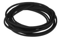 408-198 RS PRO Expandable Braided PET Black Cable Sleeve, 5mm Diameter, 5m Length