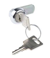 f292-03-2 Euro-Locks a Lowe & Fletcher group Company Camlock, 9.5mm Panel-to-Tongue, 20.3 x 17.7mm Cutout, Key Unlock