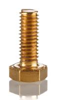 483-2378 RS PRO Plain Brass, Hex Bolt, M6 x 20mm