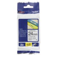 tze-251 Brother Black on White Label Printer Tape, 8 m Length, 24 mm Width