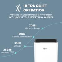 9799601 Fellowes HEPA Air Purifier, 80m², 38.3 dB, 45.9 dB, 55.8 dB, 69.5 dB