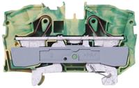 2016-1207 WAGO  TOPJOB S, 2016 Series Green/Yellow, 16mm², Single-Level, Push-In Cage Clamp Termination, ATEX, IECEx
