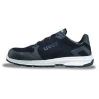 6596237 uvex 1 sport Unisex Black, White Composite Toe Capped Safety Trainers, EU 37