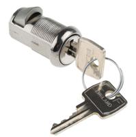 0305012 Euro-Locks a Lowe & Fletcher group Company Camlock, 20mm Panel-to-Tongue, 19.1 x 16.6mm Cutout, Key Unlock